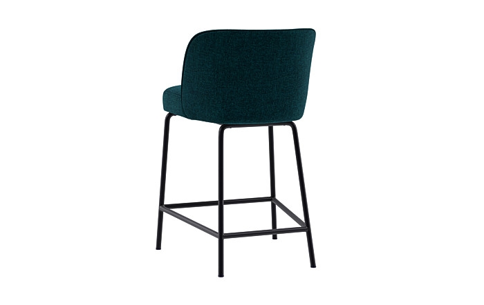 Graham Metal Framed Upholstered Counter Stool - Image 1