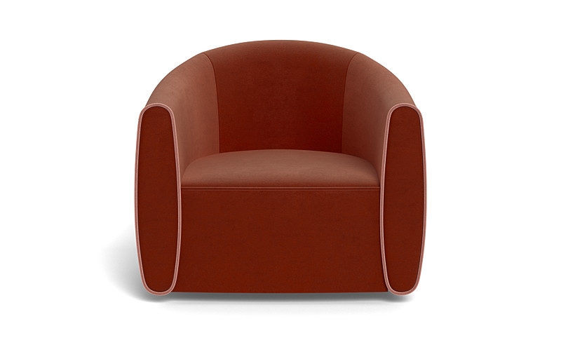 Lawson Swivel Chair with Contrast Piping - Image 0