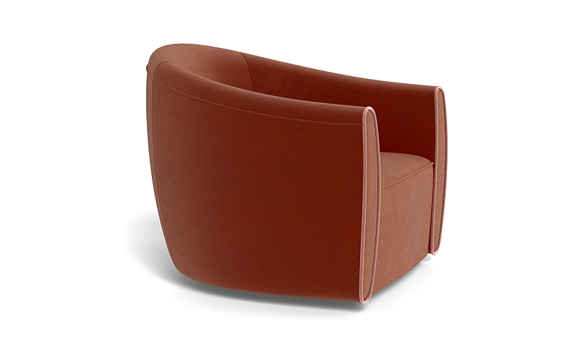 Lawson Swivel Chair with Contrast Piping - Image 4