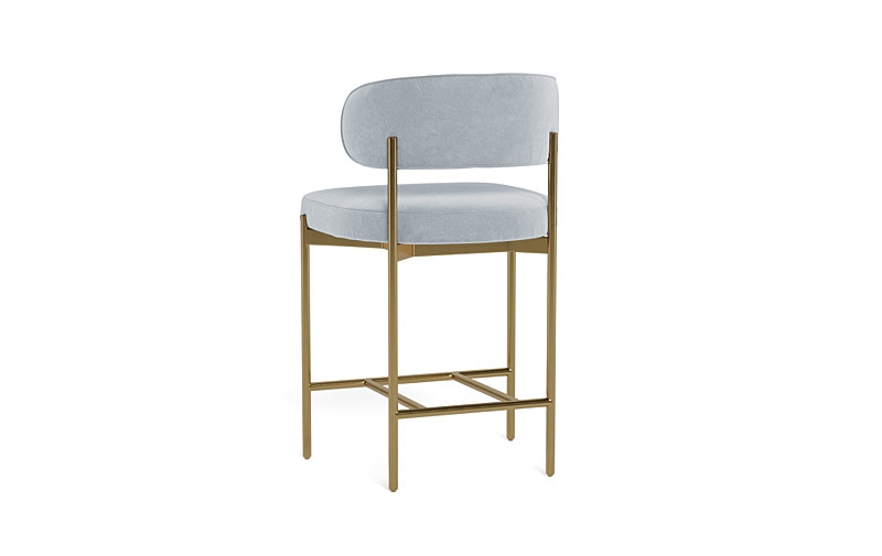 Hollis Metal Framed Upholstered Counter Stool - Image 4
