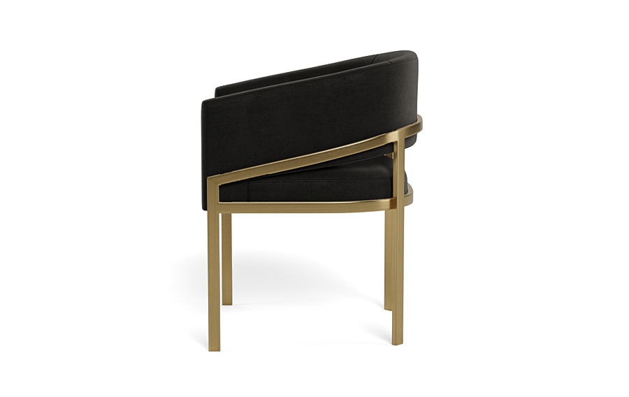 Mina Metal Framed Upholstered Chair - Image 4