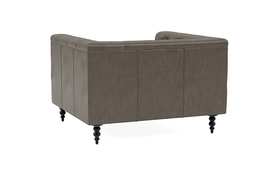 Ms. Chesterfield Leather Accent Chair - Image 2