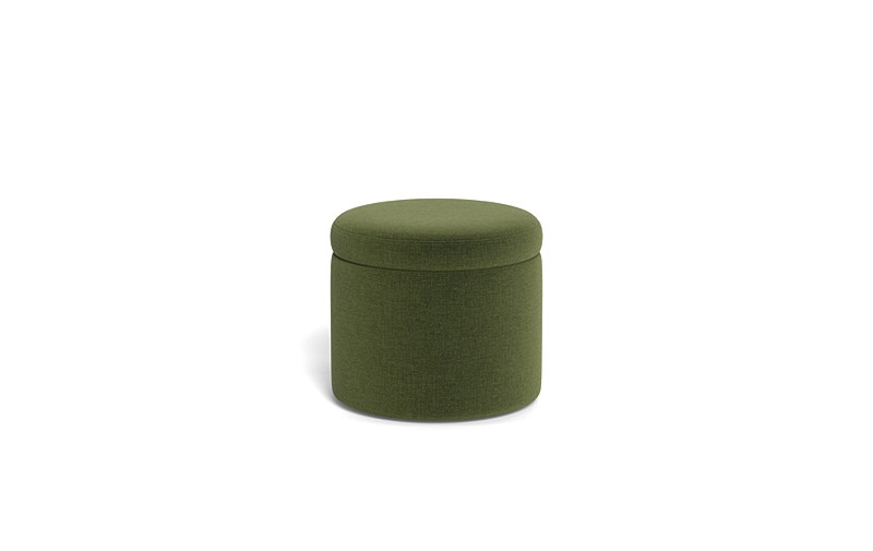 Colten Round Storage Stool Ottoman - Image 2