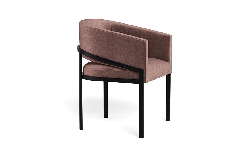 Mina Metal Framed Upholstered Chair - Image 3