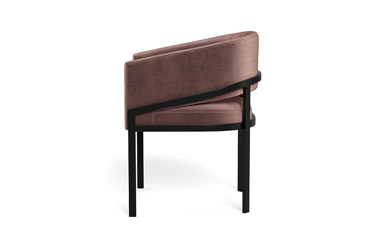 Mina Metal Framed Upholstered Chair - Image 2