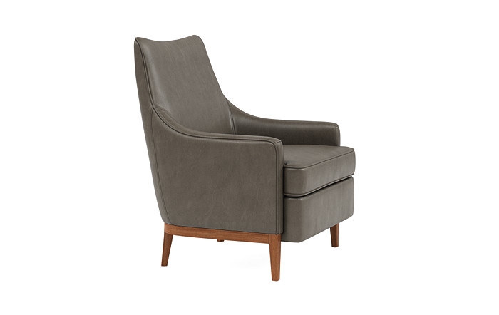 Kingsley Leather Accent Chair - Image 3