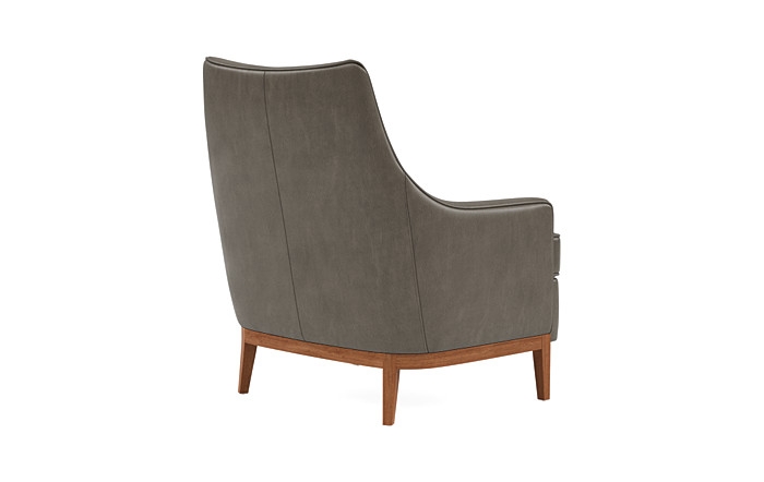 Kingsley Leather Accent Chair - Image 1