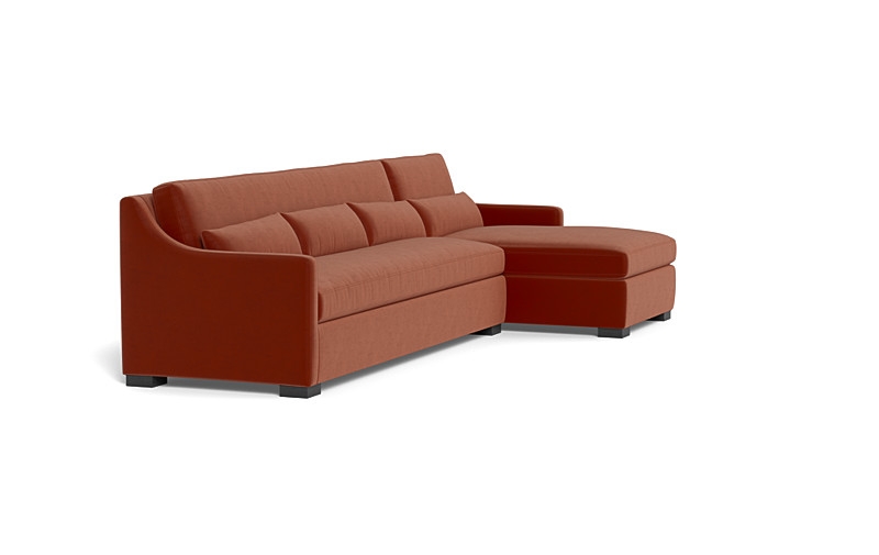 Ella 4-Seat Right Chaise Sectional - Image 1