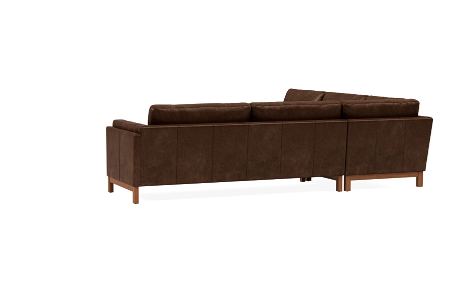 Gaby Leather 4-Seat Corner Sectional - Image 3