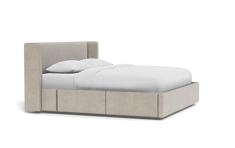 Graham Upholstered Bed with Storage Option, 45" Headbaord - Buy Now, Decide Later Fabric - Image 5