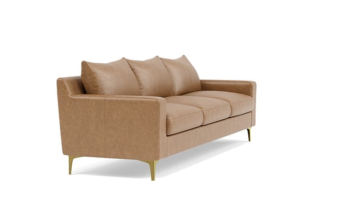 Sloan 3-Seat Leather Sofa - Image 3