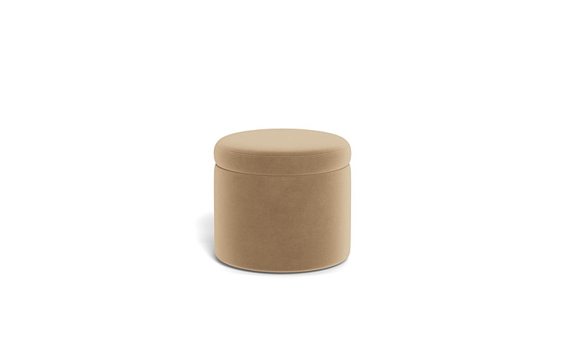 Colten Round Storage Stool Ottoman - Image 2