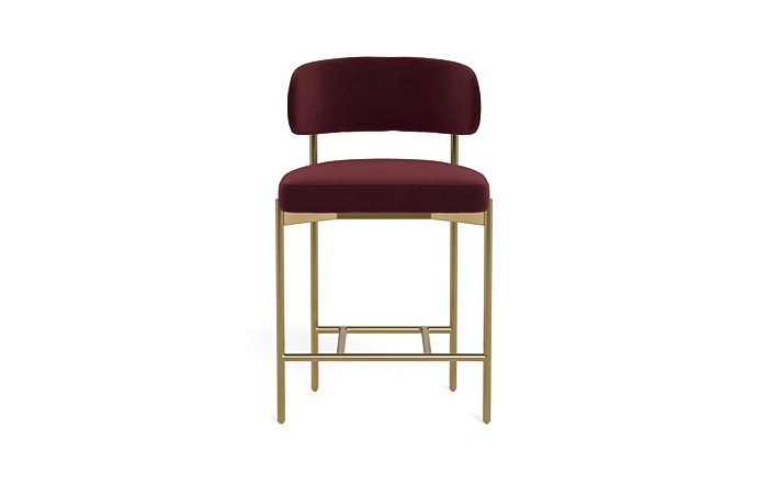 Hollis Metal Framed Upholstered Counter Stool - Image 0
