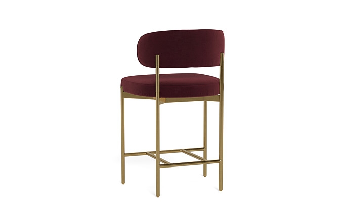 Hollis Metal Framed Upholstered Counter Stool - Image 1