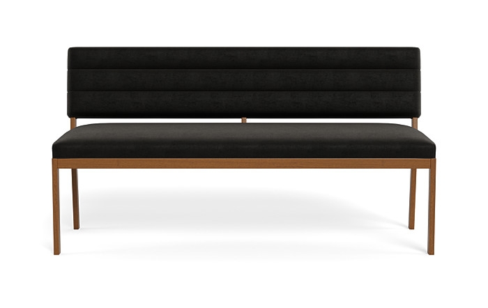 Nora Wood Framed Upholstered Bench - Image 0