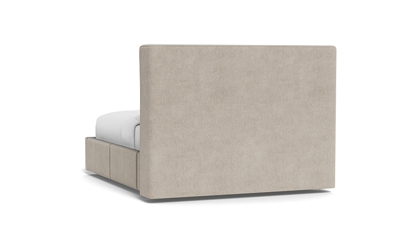 Graham Upholstered Queen Bed with Storage | 55" Headboard | Decide Later fabric - Image 5
