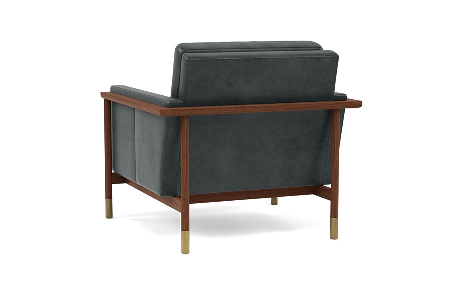 Jason Leather Accent Chair - Image 1