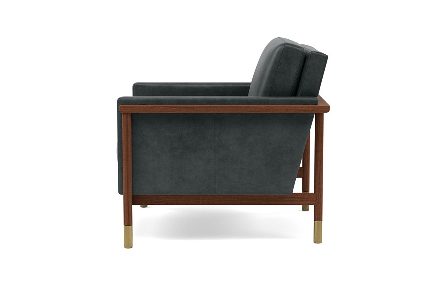 Jason Leather Accent Chair - Image 2