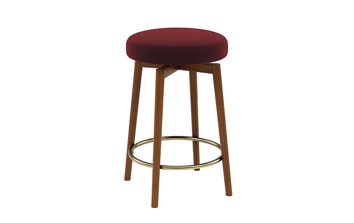 Caspine Upholstered Counter Stool - Image 2