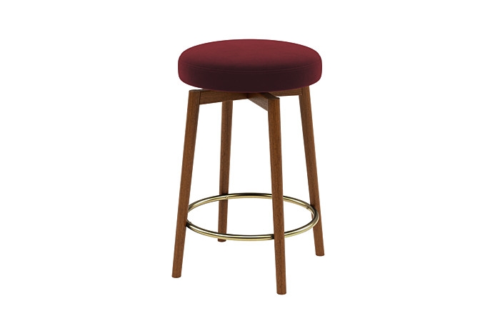 Caspine Upholstered Counter Stool - Image 4
