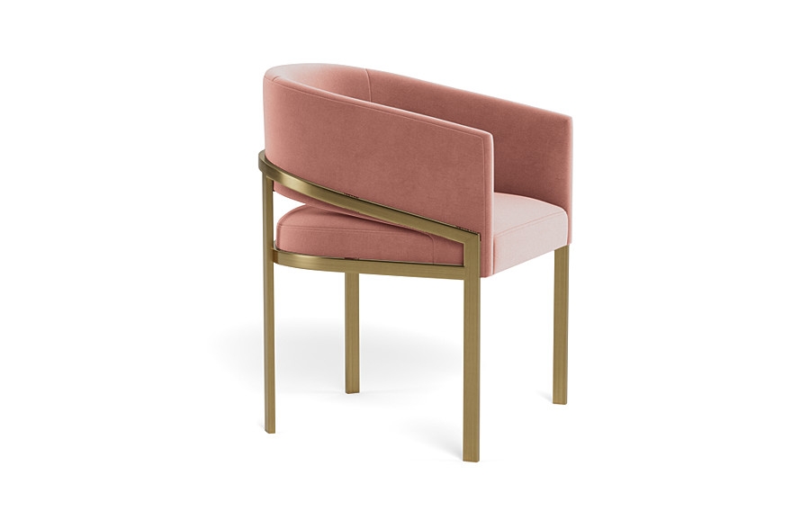 Mina Metal Framed Upholstered Chair - Image 2