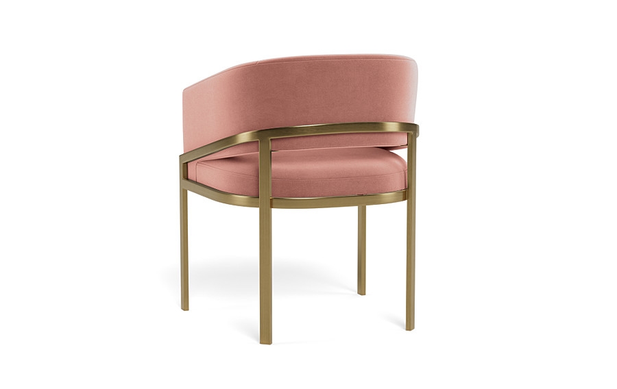 Mina Metal Framed Upholstered Chair - Image 1