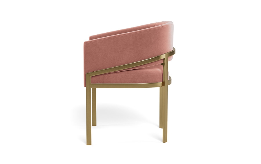 Mina Metal Framed Upholstered Chair - Image 3