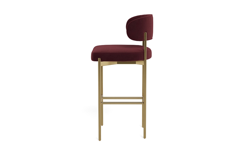 Hollis Metal Framed Upholstered Bar Stool - Image 2