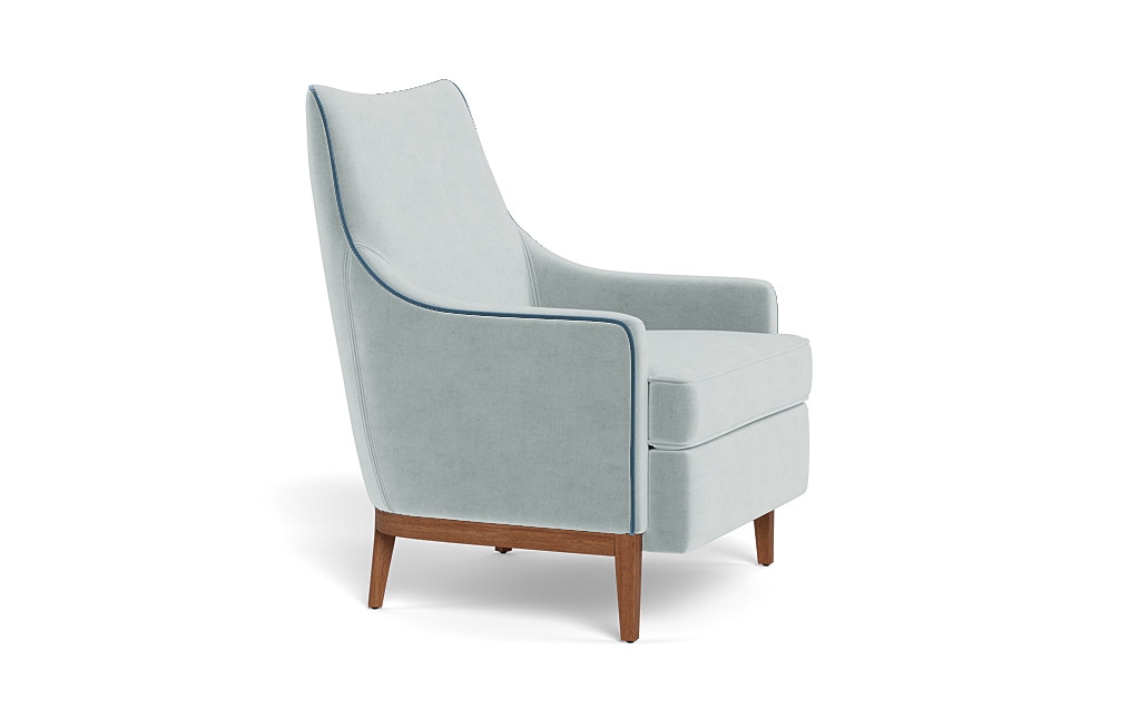 Kingsley Accent Chair with Contrast Piping - Image 2