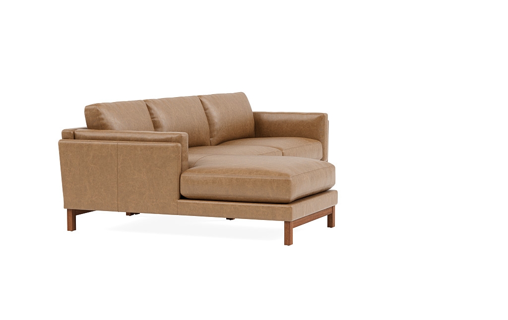 Gaby Leather 3-Seat Left Chaise Sectional - Image 3