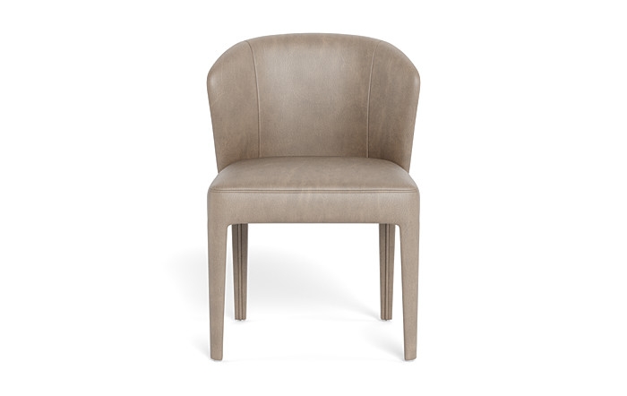 Pratt Leather Fully Upholstered Chair - Image 0