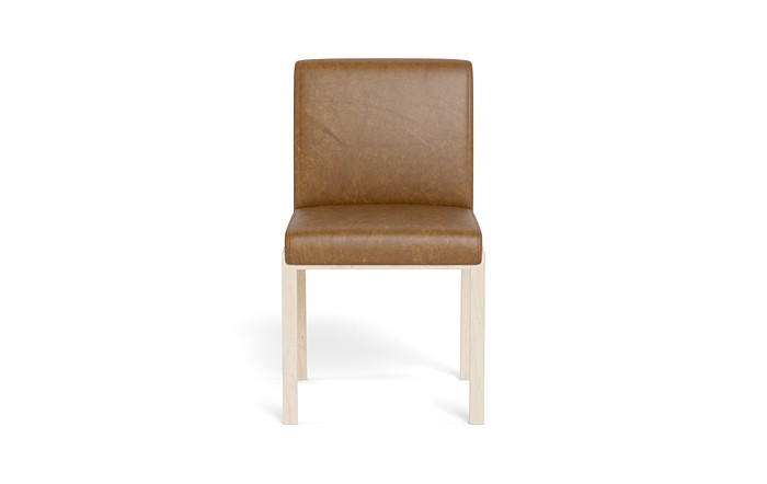 Callen Leather Wood Framed Upholstered Chair - Image 0