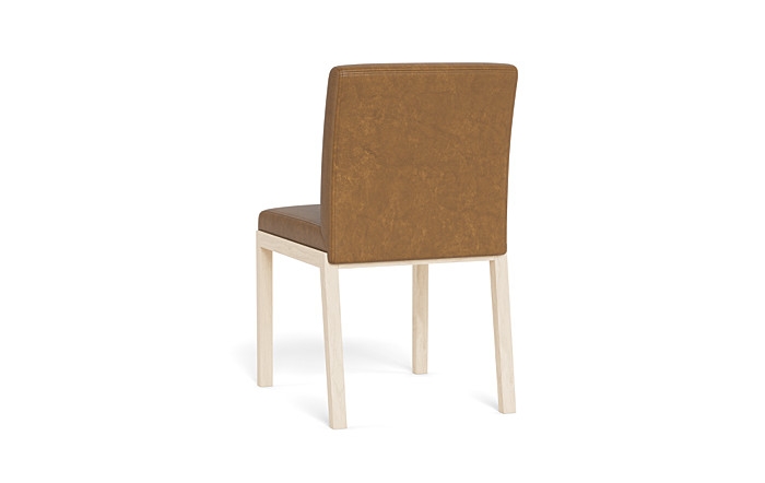 Callen Leather Wood Framed Upholstered Chair - Image 1