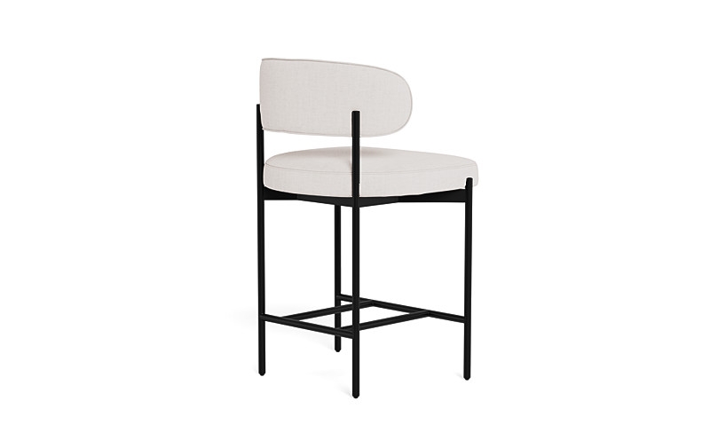 Hollis Metal Framed Upholstered Counter Stool - Image 1