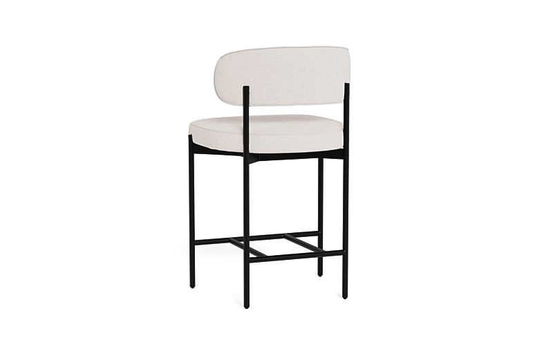 Hollis Metal Framed Upholstered Counter Stool - Image 4