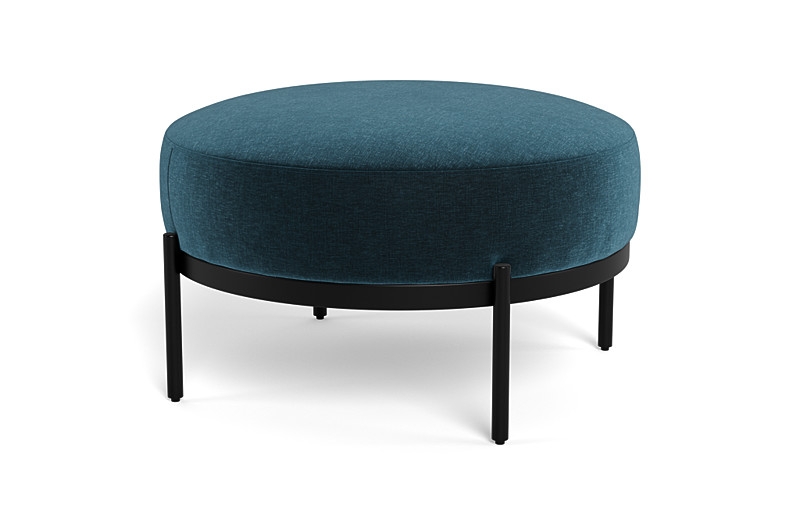 Kyle Round Stool Ottoman - Image 3