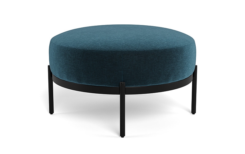 Kyle Round Stool Ottoman - Image 2