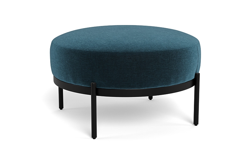 Kyle Round Stool Ottoman - Image 1