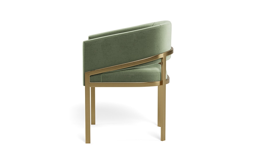 Mina Metal Framed Upholstered Chair - Image 3