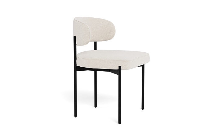 Hollis Metal Framed Upholstered Chair - Image 3