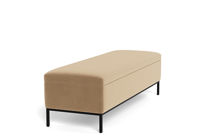 Miller Storage Bench - Camel - 48" - Image 1