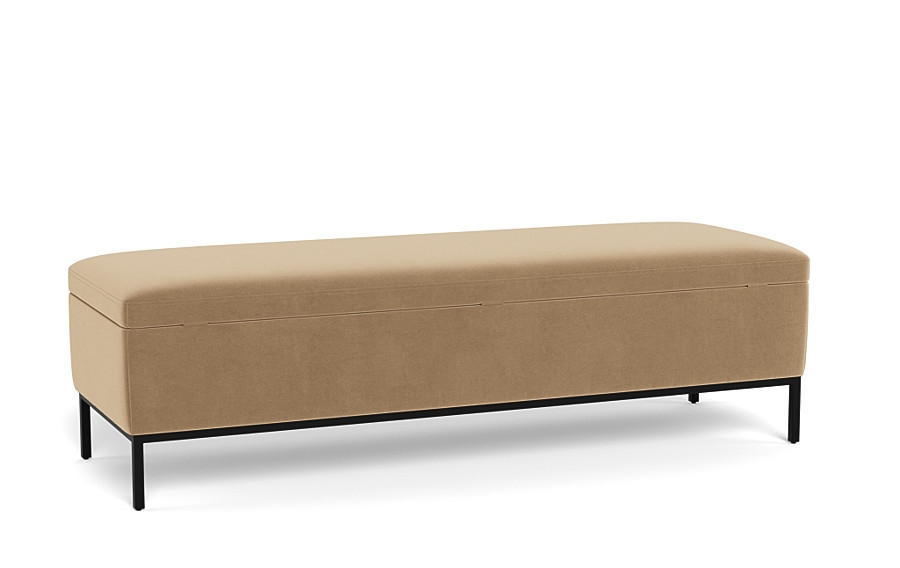 Miller Storage Bench - Camel - 48" - Image 3