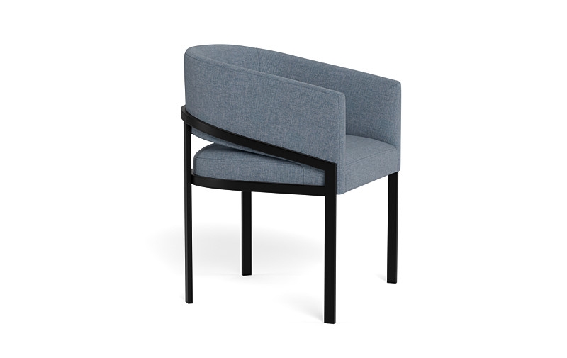 Mina Metal Framed Upholstered Chair - Image 1