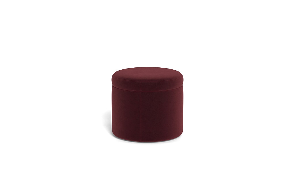 Colten Round Storage Stool Ottoman - Image 2