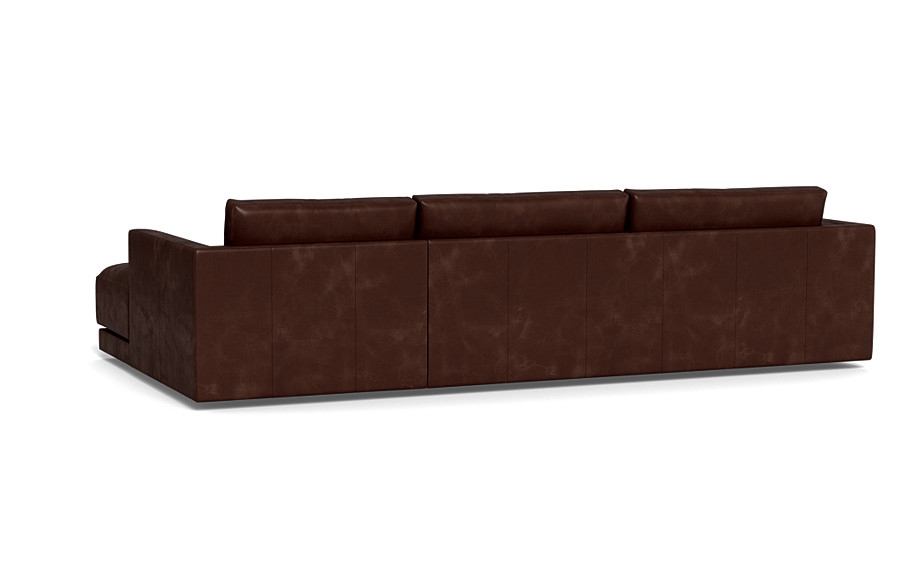 Lukas Leather 3-Seat Right Chaise Sectional - Image 2