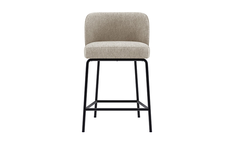 Graham Metal Framed Upholstered Counter Stool - Image 0
