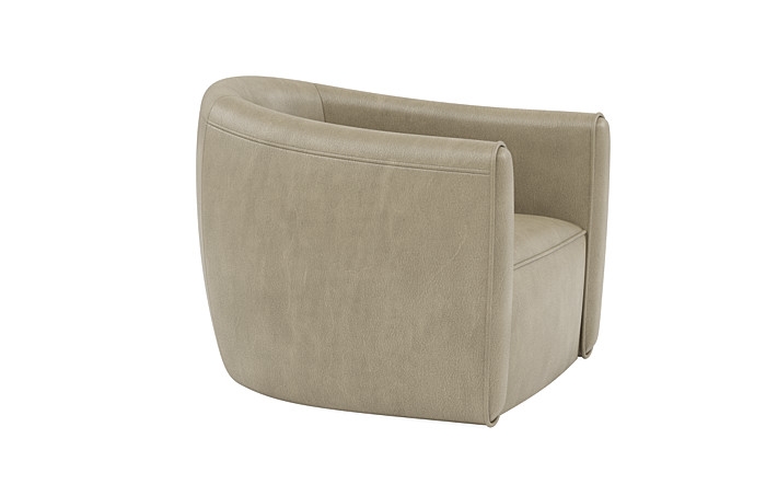 Lawson Leather Swivel Chair - Image 4