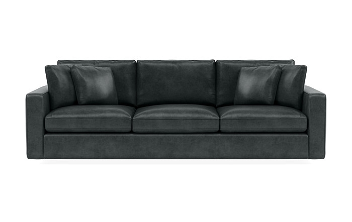 James Leather 3-Seat Sofa - Image 0