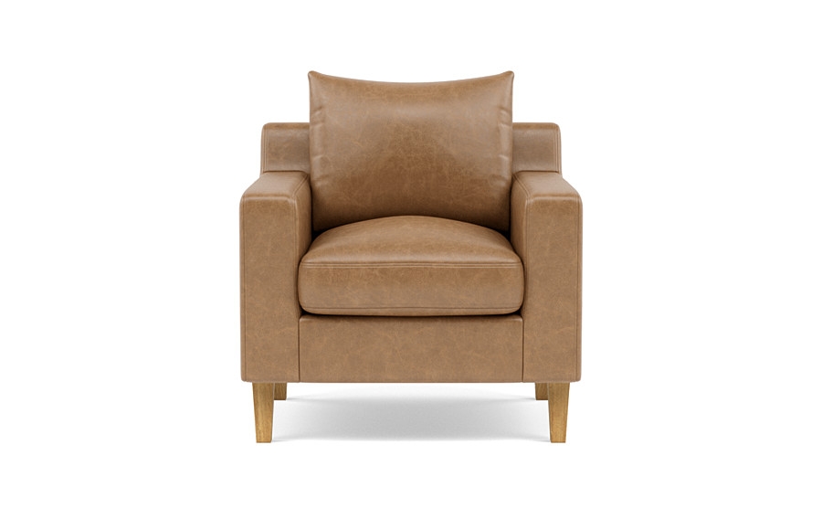 Sloan Leather Petite Chair - Image 0