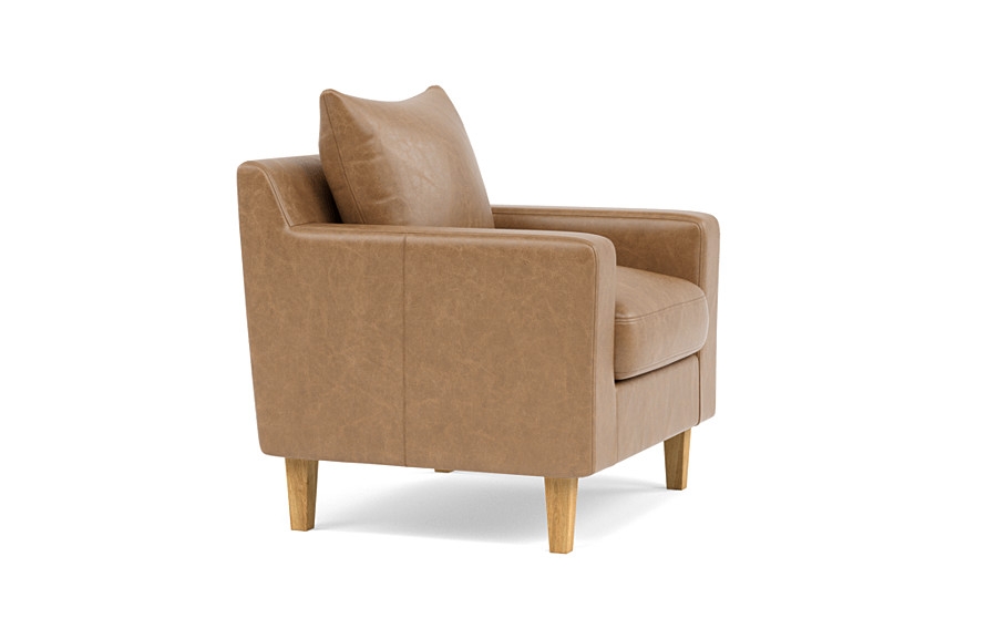 Sloan Leather Petite Chair - Image 3